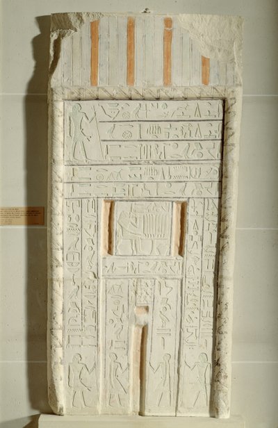 False door of Sheshi by Old Kingdom Egyptian